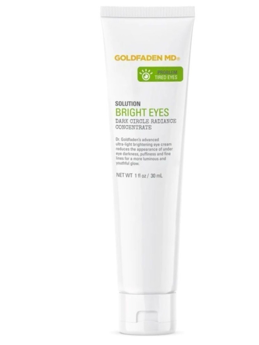 Goldfaden Md Bright Eyes Dark Circle Radiance Concentrate, 30ml Full Sized, NEW